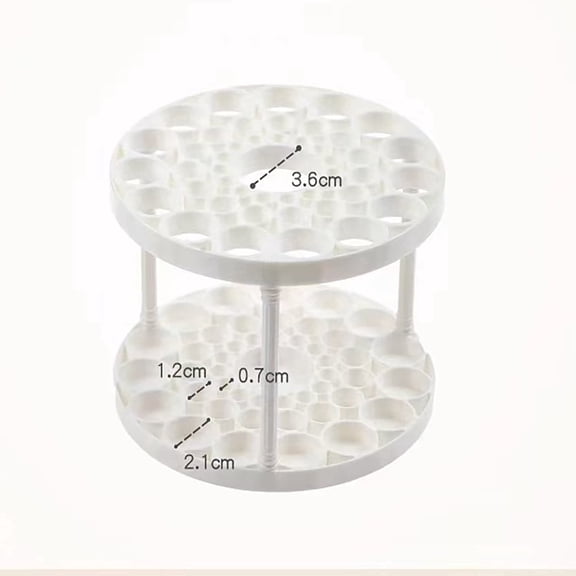 GLORYYANG 45-Compartment Desktop Storage Organizer, White