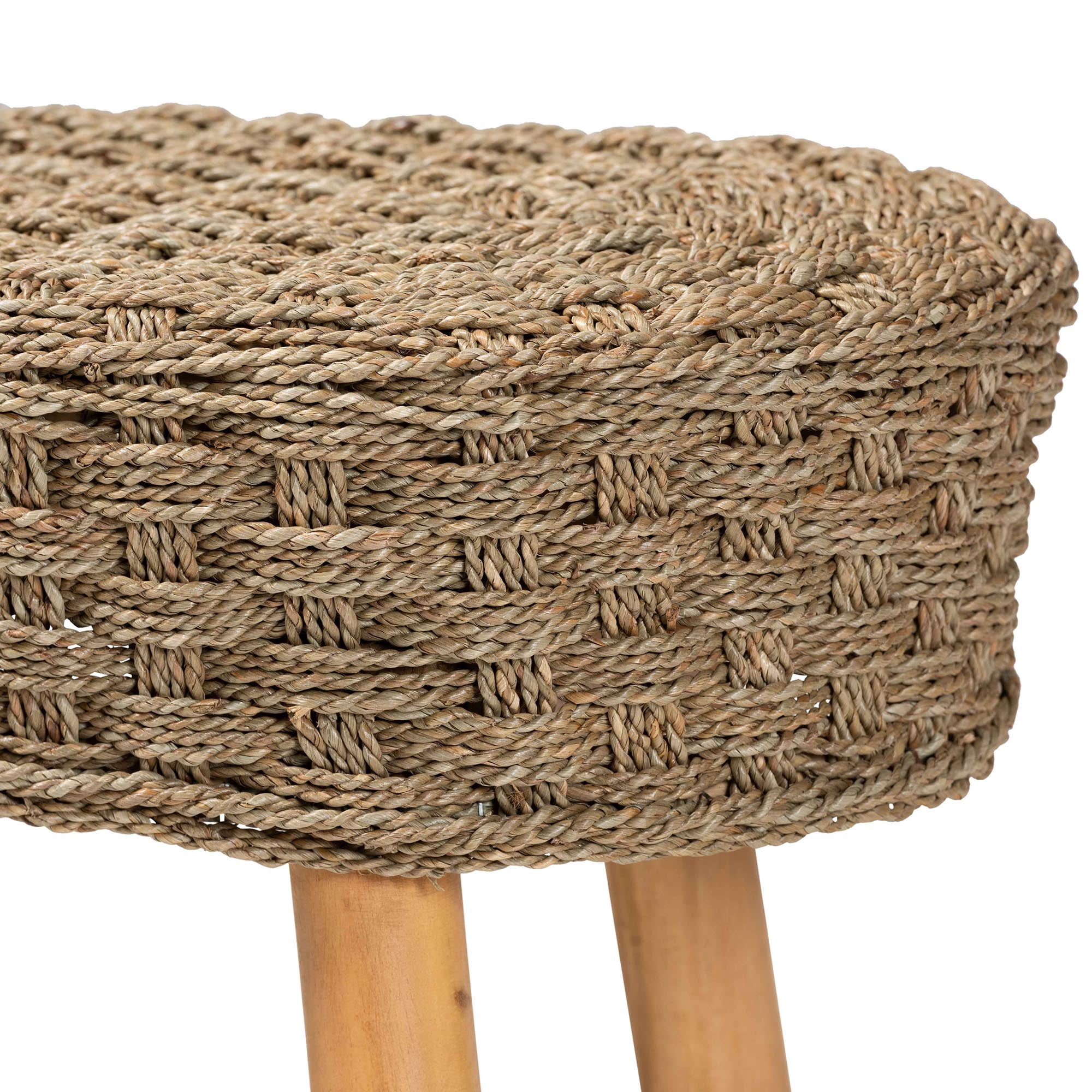 bali & pari Denver Boho Bench, One Size, Light Brown