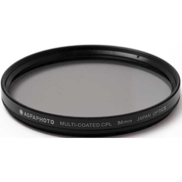 Filtro polarizador circular (CPL) de vidrio multicapa AGFA de 86 mm