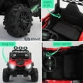 thumbnail image 4 of Montable eléctrico Camioneta Razer Jeep con control remoto asientos de piel bluetooth bocinas Edades Infantil 2 a 5 años Rojo Enyz pro-series bcx-4 Rojo Eniz, 4 of 9