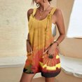 thumbnail image 1 of WILLBEST Jeans pour Femmes Combinaison Imprimée avec Poches Shorts Tenue à la Mode & Festive Pantalon Homme Cargo, 1 of 6