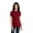 Chili Red, variant on Port Authority Stretch Pique Polo (L555) White, 4XL