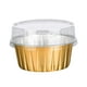 thumbnail image 4 of Revestimientos de tazas para hornear Recipientes para hornear dorados resistentes con tapas para crema de refrigerios Magideal Revestimientos de tazas para hornear, 4 of 5