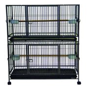 YML Wrought Iron Antique Bird Cage, 37.5" L X 24" W X 58" H