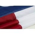 thumbnail image 5 of Texas Flag 2x3 Feet - Embroidered Star Sewn Stripes Outdoor Heavy Duty 210D Oxford Nylon Flags Vivid Color - Canvas Header Brass Grommets and 4 Stitch Hemming TX Flag, 5 of 8