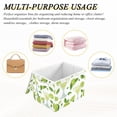 thumbnail image 7 of Foldable Fabric Storage Bin With Handle Collapsible Basket Box Storage With Lid Organizer Margarita Glasses and Lime, 7 of 7