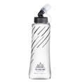 thumbnail image 1 of Botellas de Agua Plegables Suaves de 250ml-500ml TPU Plegable de Seguridad para Paquete de Hidratación, para Correr, Senderismo, Ciclismo - 420ml Gris Sunnimix Botella para beber Soft Matraz, 1 of 8
