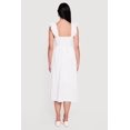 thumbnail image 3 of Women's Tiered Ruffle Sleeve Lace Up Back Midi Dress, 3 of 3
