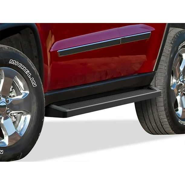 APS iBoard Black Running Boards Style Compatible with Jeep Grand
