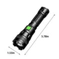 thumbnail image 3 of Meitianfacai LED Strong Light Flashlight Torch Searchlight Work Spotlight Telescopic Zoom Far Shooting Rechargeable Flashlight High Lumens Flashlight for Home Camping Hiking Fishing Outdoor Gear, 3 of 9