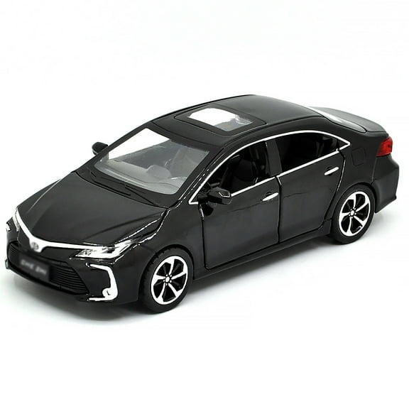 1: 32 is suitable for Toyota Corolla alloy die-casting metal car models, with sound, light, and rebound functions, children's toy car collections, boys' birthday gifts