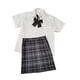 thumbnail image 5 of Uniforme japonés para mujer, bonita falda de uniforme escolar para niñas para espectáculos. L, 5 of 8