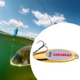 thumbnail image 1 of Señuelo de cucharas de pesca, señuelo de pesca de metal duro para cebos de pesca lanzados a gran distancia, cebos para lubina, aparejos de pesca tipo, 1 of 8