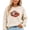 Sand Sweatshirt, variant on Glitter Football Sweatshirt for Women and Teens Cute Girly Football Season Game Day Pullover White Sweatshirt Adult X-Large