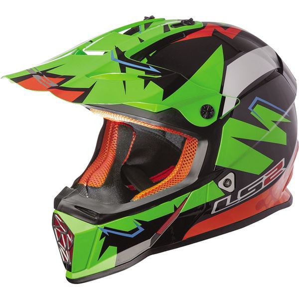 MT Thunder 3 Ray Full Face Motorcycle Helmet Green Small