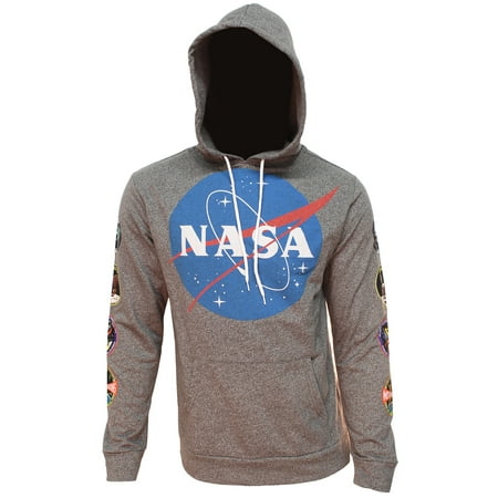 Bioworld - NASA Hoodie Men's Original Logo Hooded Sweatshirt With Patch ...