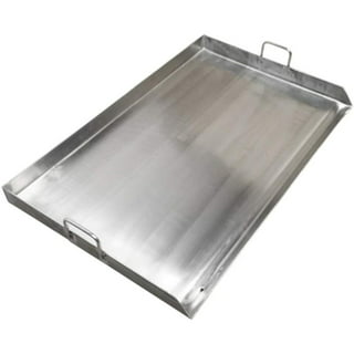 HomeNote Stainless Steel Griddle, Heavy Duty Hibachi Flat Top Griddle,  Universal for Indoor Outdoor Stove Top, Charcoal