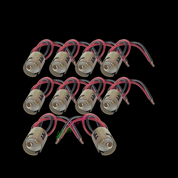 10 x Connector Socket For Bay15d 1157 LED Plug-in Light Blub Wire Harness Holder