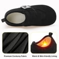 thumbnail image 2 of Barerun Women Men Wide Comfy Slippers Soft Barefoot Slip on House Shoes, 2 of 7