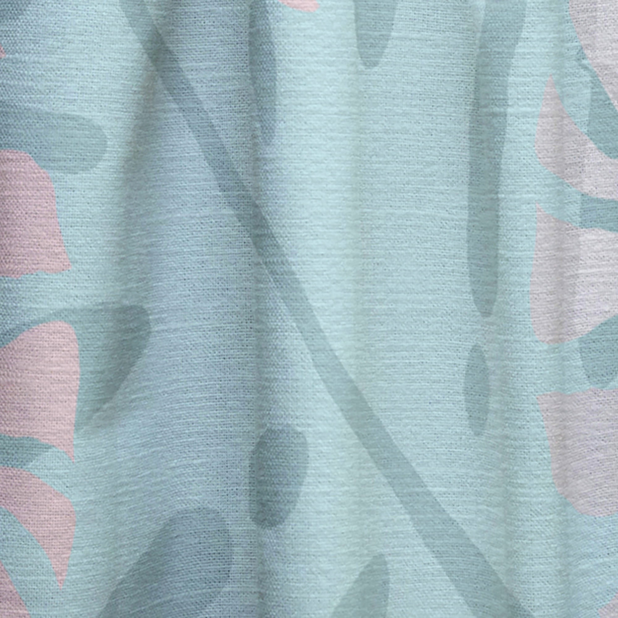 Designart 'Floral Retro Pattern VII' Mid-Century Modern Curtain Panel