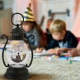 thumbnail image 6 of Taotanxi Halloween Small Lantern Lantern with Flickering LED Candle, Vintage Mini Small Lantern Lights with AAA Battery Decor Gifts Indoor Porch Garden Lantern Halloween Party Hanging Lanterns, 6 of 7