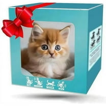 2025 New My Realistic Robot Cat,Robot Cat, That Acts Like A Real Pets for Adults - Walking, Meow, Tail Wagging