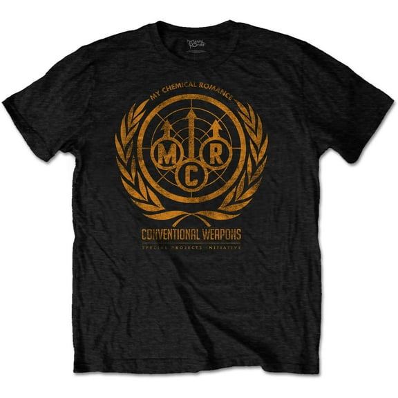 Men's My Chemical Romance Conventional Weapons Slim Fit T-shirt Small Black
