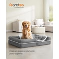 thumbnail image 3 of FEANDREA Cama Ortopédica para Perro con Funda Lavable 112x86x20cm, 3 of 7