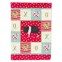 Carolines Treasures CK5366GF 11 x 0.01 x 15 in. Hampshire Pig Love Flag Garden Size