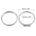 thumbnail image 5 of Unique Bargains 4pcs OD 68mm to ID 63.4mm Aluminum Alloy Car Auto Hub Centric Rings Wheel Bore Center Spacer, 5 of 6