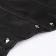 thumbnail image 5 of WMTBSRSW Women's Steel Boned Vintage Corset Steampunk Gothic Bustier Waist Cincher Vest Faux Leather Shapewear, 5 of 7