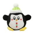 thumbnail image 4 of Juguetes navideños para perros, juguetes chirriantes para perros, juguetes masticables de felpa para perros, regalos navideños para perros, juguetes , pingüino Yinane Juguetes de peluche chirriantes, 4 of 8