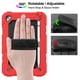 thumbnail image 2 of Funda SEYMAC de serie para iPad mini 5/4 con protector de pantalla negro y rojo, 2 of 7