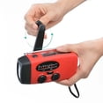 thumbnail image 4 of Dynamo Radio Solar Hand Crank 3 LED Finuga Power Bank IPX3 AM/ Radio De Emergencia Portátil Para Caminatas Para Acampar De Supervivencia Al Aire Libre, 4 of 8