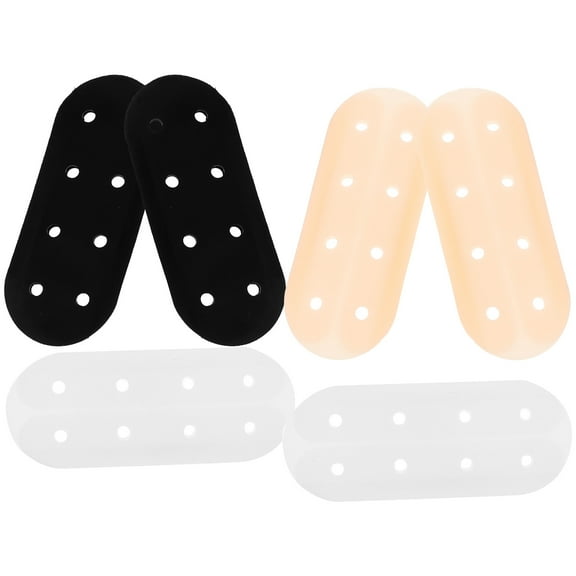 MIPCASE Soft Silicone Shoulder Pads for Women Bras Assorted Color 3Pairs