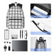 thumbnail image 4 of Easygdp Gray Checkboard Mochila Casual para Portátil, Mochila para Escuela, Viajes, Negocios, 4 of 6