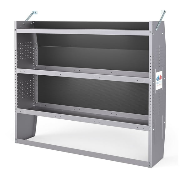 SH-4605 Steel Van Shelving Storage System, 52" W x 46" H x 13" D-Grey