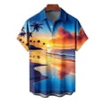 thumbnail image 6 of JSKUMAR Men's Hawaiian Printed Short Sleeve Shirts Tropical Graphic Button Down Holiday Shirt Vacation Casual Beach Outfit Multicolor-10,5XL, 6 of 7