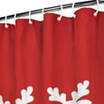 thumbnail image 3 of Christmas Shower Curtain, Merry Christmas Shower Curtains for Bathroom, Winter Farmhouse Bathroom Home Decor, Cute Winter Holiday New Year Snowman Decor 72X72 Waterproof Fabric with Hooks, 3 of 4