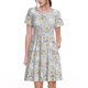 thumbnail image 1 of Easygdp Daisies Flowers para Vestido Transpirable de Mujer, Vestido Suelto de Manga Corta con Pliegues y Bolsillos para el Verano, 1 of 6
