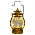 thumbnail image 1 of Battery Powered Vintage Hurricane Lantern Plastic LED Lamp with Dimmer Switch, 1 of 3