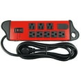 Hyper Tough 8Outlet 10ft Metal Surge 1780Joule Protection with 2 Usb