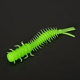 thumbnail image 1 of 20Pcs Soft Bait Small Paddle Silicone Paddle Soft Bait Baits Artificial Flexible Convenient Wide Application Fishing Lures Worms Accessory Green, 1 of 8
