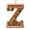 Z, variant on Christmas Letter Ornament, 3.15 x 1.97in Gingerbread House Initial Hanging Decoration, Acrylic A-Z Choice for Christmas Tree, Wreath, Stocking and Holiday Gift