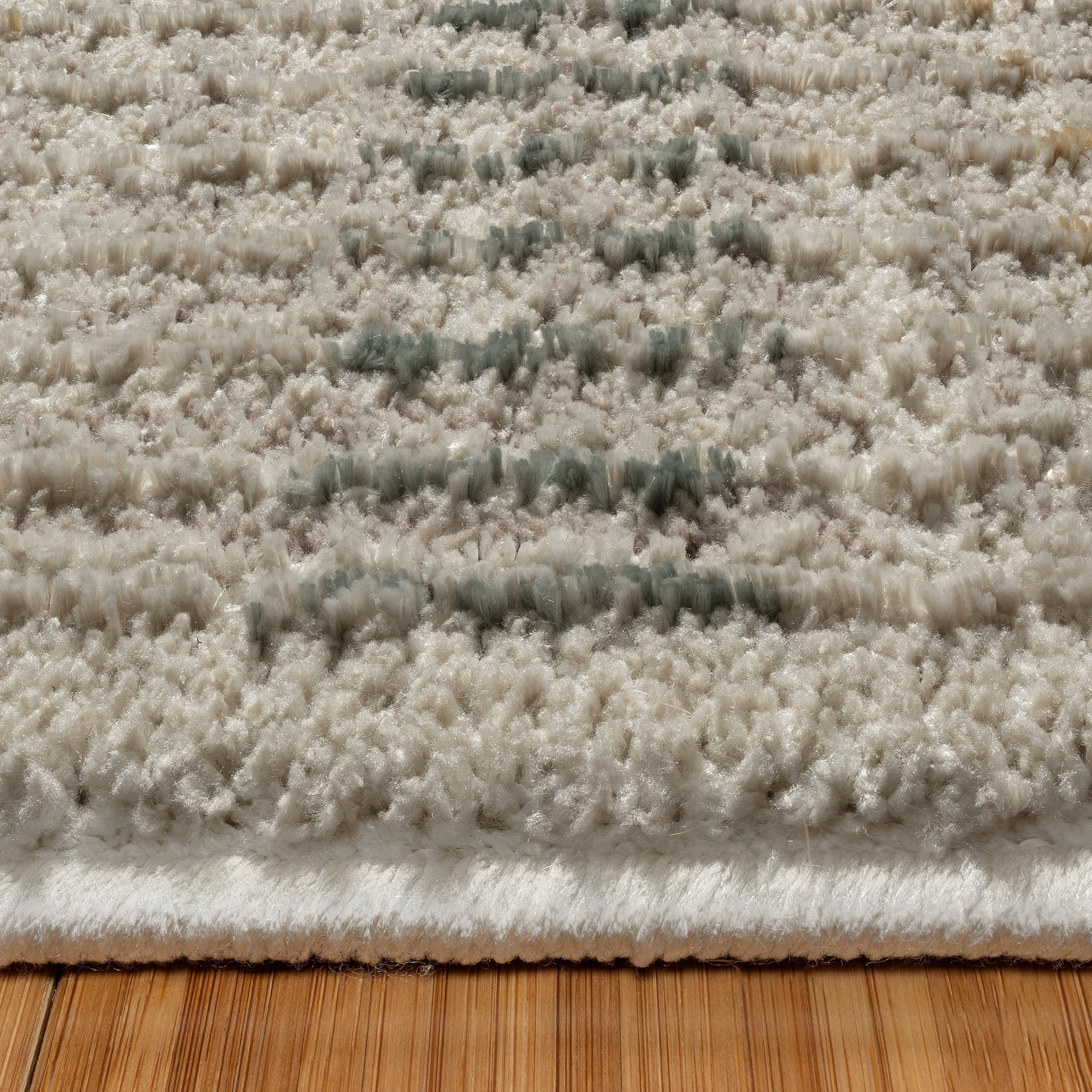 Gertmenian Trevi Vania Modern/Contemporary Geometric Cream Indoor Area Rug, 2x8 Runner