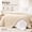Beige, variant on Chunky Knit Throw Blanket for Couch, 51x63 Inches, Blush Pink | Hand Knit Jumbo Chenille, Soft Breathable Cable Knit, Cozy Throw for Sofa Bed Living Room, Machine Washable, Perfect Gift