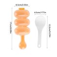 thumbnail image 4 of Youkk Rice Ball Making Mold DIY Kitchen Nonslip Handheld Roll Maker Reusable Restaurant Diner Dining Room Cafe Mould with Spoon Pink, 4 of 8