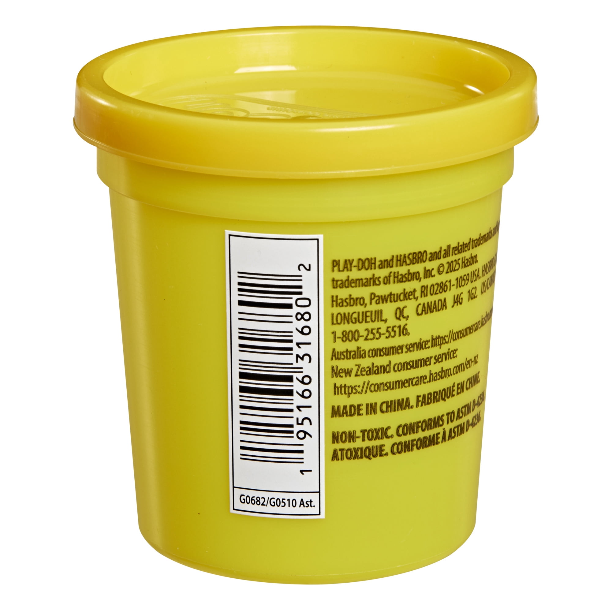 (36 pack) Play-Doh 3 Ounce Yellow Single Can, Arts & Crafts Toys for Kids 2+