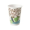 Dixie 5342DX Hot Cups, Paper, 12 oz., Coffee Dreams Design, 500/Carton