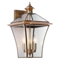 thumbnail image 4 of Safavieh Virginia 17.75 in. H Triple Light Rustic Sconce, Brass, 4 of 4